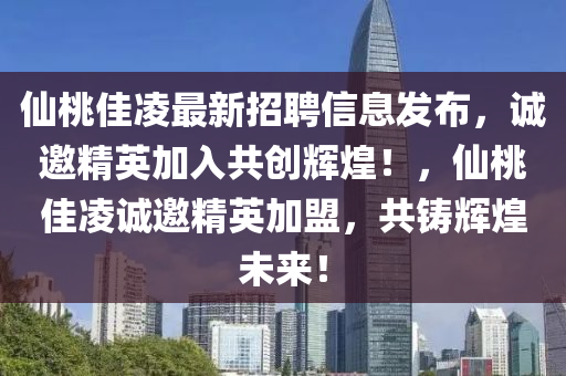 仙桃佳凌最新招聘信息發(fā)布，誠(chéng)邀精英加入共創(chuàng)輝煌！，仙桃佳凌誠(chéng)邀精英加盟，共鑄輝煌未來(lái)！液壓動(dòng)力機(jī)械,元件制造