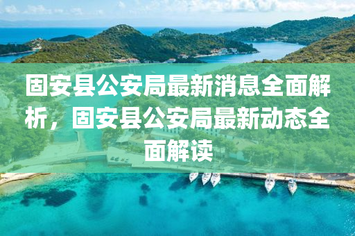 固安縣公安局最新液壓動(dòng)力機(jī)械,元件制造消息全面解析，固安縣公安局最新動(dòng)態(tài)全面解讀