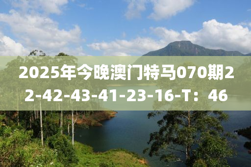 2025年今晚澳門特馬070期22-42-43-41-2液壓動(dòng)力機(jī)械,元件制造3-16-T：46
