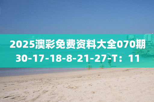 2025澳彩免費資料大全070期30-17-18-8-21-液壓動力機械,元件制造27-T：11