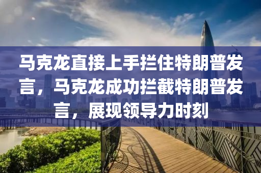 馬克龍直接上手?jǐn)r住特朗普發(fā)言，馬克龍成功攔截特朗普發(fā)言，展現(xiàn)領(lǐng)導(dǎo)力時刻液壓動力機械,元件制造