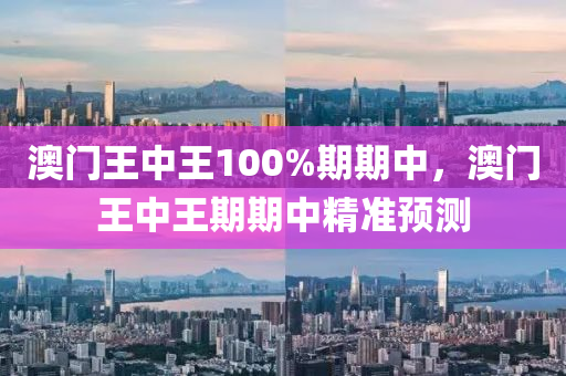 澳門王中王100%期期中，澳門王中王期期中精準(zhǔn)預(yù)測液壓動力機(jī)械,元件制造