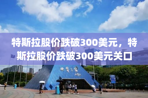 特斯拉股價(jià)跌破300美元，特斯拉股價(jià)跌破300美元關(guān)口液壓動(dòng)力機(jī)械,元件制造