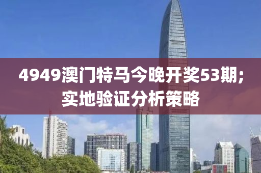 4949澳門特馬今晚開獎53期;實(shí)地驗(yàn)證分析策略液壓動力機(jī)械,元件制造