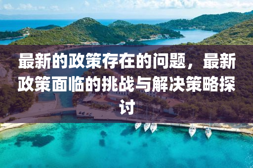 最新的政策存在的問題，最新政策面臨的挑戰(zhàn)與解決策略探討液壓動力機械,元件制造