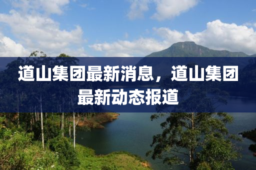 道山集團最新消息，道山集團最新動態(tài)報道液壓動力機械,元件制造