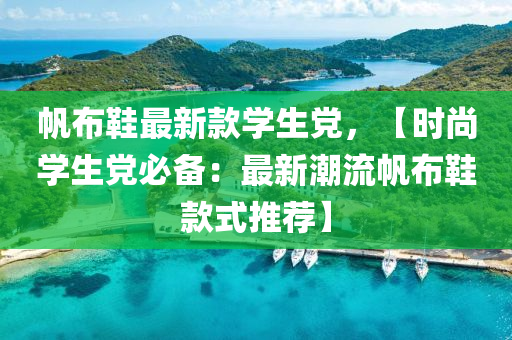 帆布鞋最新款學(xué)生黨，【時尚學(xué)液壓動力機械,元件制造生黨必備：最新潮流帆布鞋款式推薦】