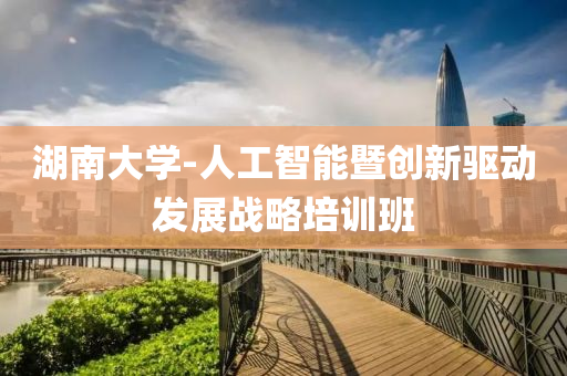 湖南大學(xué)-人工智能暨創(chuàng)新驅(qū)動(dòng)液壓動(dòng)力機(jī)械,元件制造發(fā)展戰(zhàn)略培訓(xùn)班