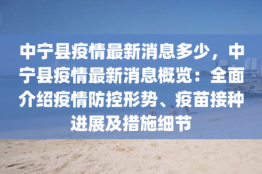 中寧縣疫情最新消息多少，中寧縣疫情最新消息概覽：全面介紹疫情防控形勢(shì)、疫苗接種進(jìn)展及措施細(xì)節(jié)液壓動(dòng)力機(jī)械,元件制造