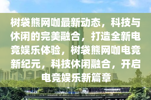 樹袋熊網(wǎng)咖最新動(dòng)態(tài)，科技與休閑的完美融合，打造全新電競娛樂體驗(yàn)，樹袋熊網(wǎng)液壓動(dòng)力機(jī)械,元件制造咖電競新紀(jì)元，科技休閑融合，開啟電競娛樂新篇章