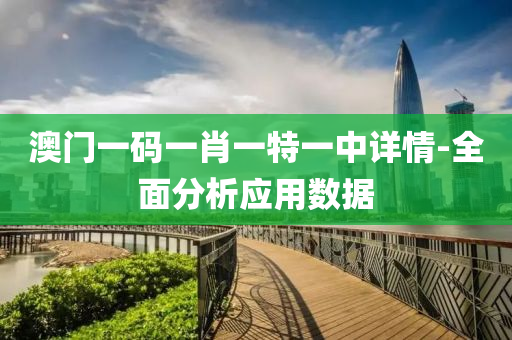 澳門一碼一肖一特一中詳情-全面分析應用數(shù)據(jù)液壓動力機械,元件制造