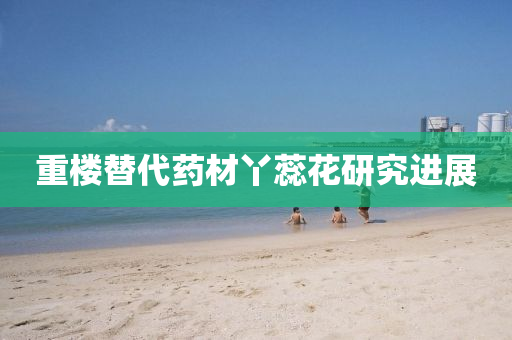 重樓替代藥材丫蕊花研究進(jìn)展液壓動(dòng)力機(jī)械,元件制造