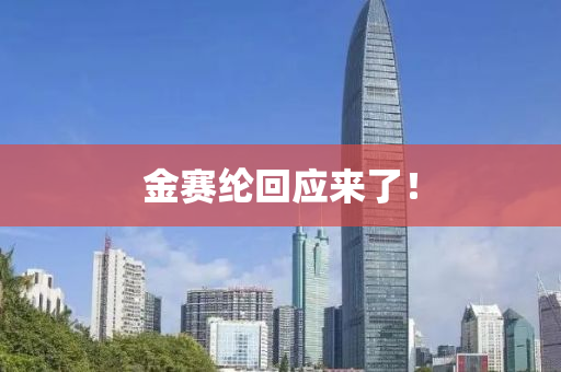 金賽綸回應來了！液壓動力機械,元件制造