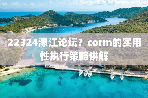 22324濠江論壇？corm液壓動(dòng)力機(jī)械,元件制造的實(shí)用性執(zhí)行策略講解