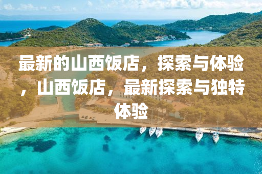 最新的山西飯店，探索與體驗(yàn)，山西飯店，最新探索與獨(dú)特體驗(yàn)液壓動(dòng)力機(jī)械,元件制造