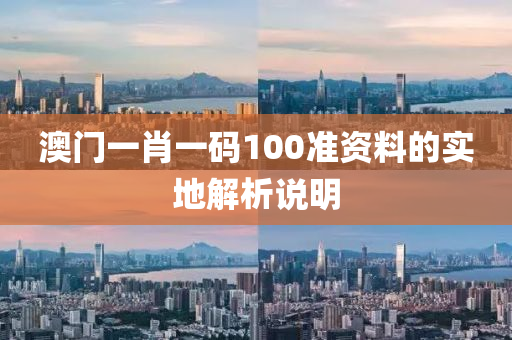 澳門一肖一碼100準資料的實地解析說明液壓動力機械,元件制造