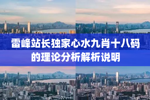 雷峰站長獨家心水九肖十八碼的理論分析解析說明液壓動力機械,元件制造