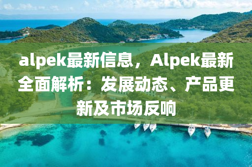 alpek最新信息，Alpek最新全面解析：發(fā)展動態(tài)、產(chǎn)品更新及市場反響液壓動力機械,元件制造