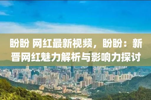 盼盼 網(wǎng)紅最新視頻，盼盼：新晉網(wǎng)紅魅力液壓動力機械,元件制造解析與影響力探討