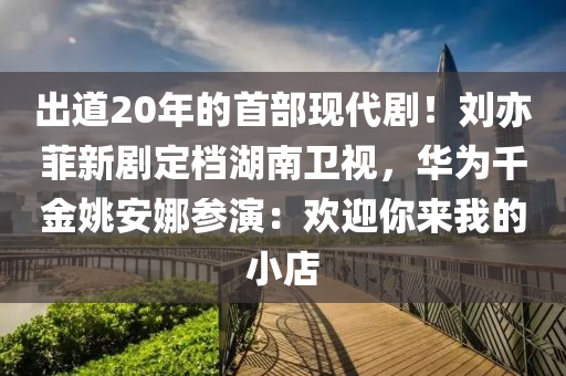 出道20年的首部現(xiàn)代??！劉亦菲新劇定檔湖南衛(wèi)視，華為千金姚安娜參演：歡迎你來我的小店液壓動力機(jī)械,元件制造
