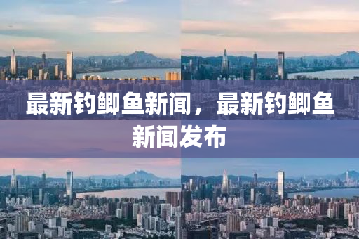 最新釣鯽魚新聞，最新釣鯽魚新聞發(fā)布液壓動(dòng)力機(jī)械,元件制造