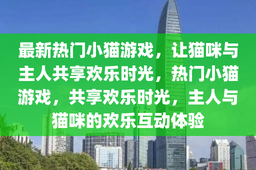 最新熱門小貓游戲，讓貓咪與主人共享歡樂時(shí)光，熱門小貓游戲，共享歡樂時(shí)光，主人與貓咪的歡樂互動(dòng)體驗(yàn)液壓動(dòng)力機(jī)械,元件制造