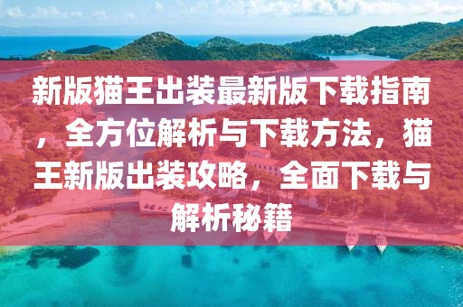 新版貓王出裝最新版下載指南，全方位解析與下載方法，貓王新版出裝攻略，全面下載與解析秘籍液壓動力機械,元件制造