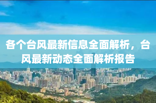 各個臺風(fēng)最新信息全面解析，臺風(fēng)最新動態(tài)全面解析報告液壓動力機(jī)械,元件制造