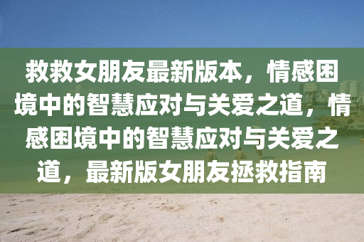 救救女朋友最新版本，情感困境中的智慧應(yīng)對與關(guān)愛之道，情感困境中的智慧應(yīng)對與關(guān)愛之道，最新版女朋友拯救指南液壓動力機(jī)械,元件制造
