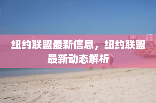 紐約聯(lián)盟最新信息，紐約聯(lián)盟最新動(dòng)態(tài)解析液壓動(dòng)力機(jī)械,元件制造