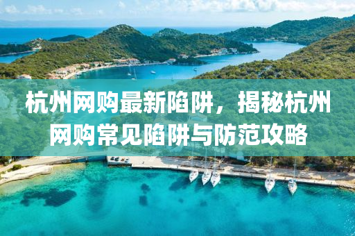 杭州網(wǎng)購最新陷阱，揭秘杭州網(wǎng)購常見陷阱與防范攻略液壓動力機械,元件制造