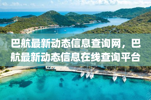 巴航最新動(dòng)態(tài)信息查詢網(wǎng)，巴航最新動(dòng)態(tài)信息在線查詢平臺(tái)液壓動(dòng)力機(jī)械,元件制造