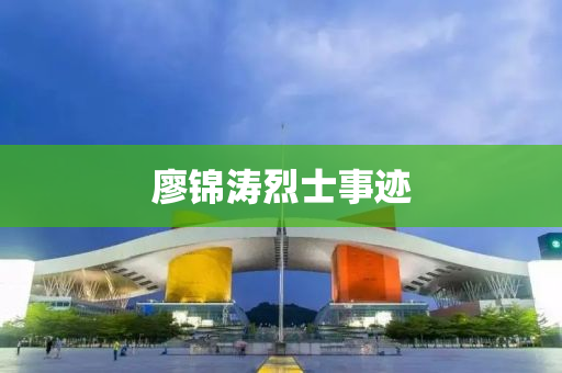 廖錦濤烈士事跡液壓動(dòng)力機(jī)械,元件制造