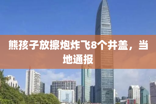 熊孩子放擦炮炸飛8個(gè)井蓋，當(dāng)?shù)赝▓?bào)液壓動(dòng)力機(jī)械,元件制造