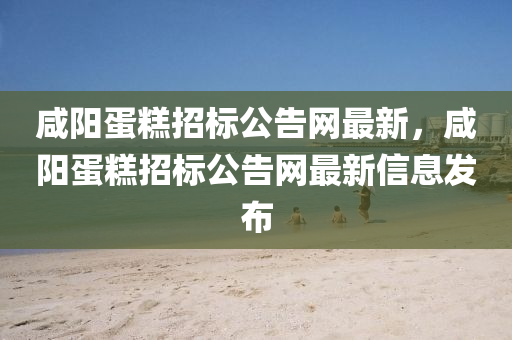 咸陽(yáng)蛋糕招標(biāo)公告網(wǎng)最新，咸陽(yáng)蛋糕招標(biāo)公告網(wǎng)最新信息發(fā)布液壓動(dòng)力機(jī)械,元件制造
