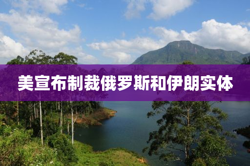 美宣布制裁俄羅斯和伊朗實(shí)體液壓動(dòng)力機(jī)械,元件制造