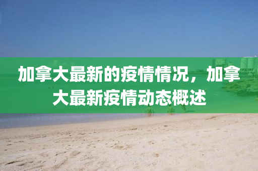 加拿大最新的疫情情況，加拿大最新疫情動(dòng)態(tài)概述液壓動(dòng)力機(jī)械,元件制造