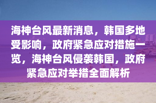 海神臺風(fēng)最新消息，韓國多地受影響，政府緊急應(yīng)對措施一覽，海神臺風(fēng)侵襲韓國，政府緊急應(yīng)對舉措全面解析液壓動力機械,元件制造