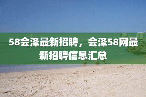 58會(huì)澤最新招聘，會(huì)澤58網(wǎng)最新招聘信息匯總液壓動(dòng)力機(jī)械,元件制造