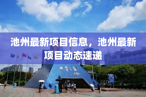 池州最新項(xiàng)目信息，池州最新項(xiàng)目動(dòng)態(tài)速遞液壓動(dòng)力機(jī)械,元件制造