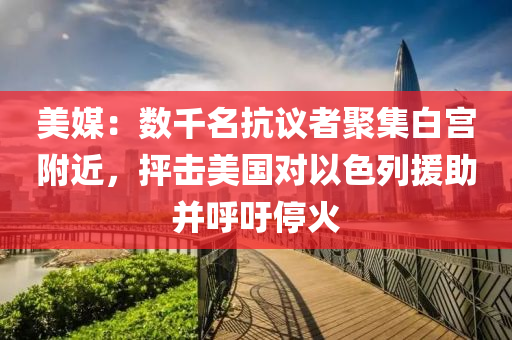美媒：數(shù)千名抗議者聚集白宮附近，抨擊美國對以色列援助并呼吁?；鹨簤簞恿C械,元件制造