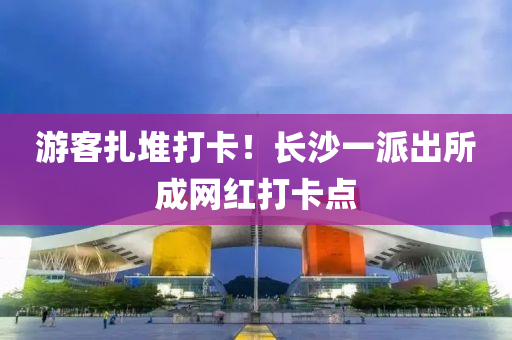 游客扎堆打卡！長沙一派出所成網(wǎng)紅打卡點液壓動力機械,元件制造