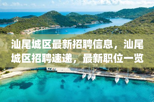 汕尾城區(qū)最新招聘信息，汕尾城區(qū)招聘速遞，最新職位一覽液壓動力機械,元件制造