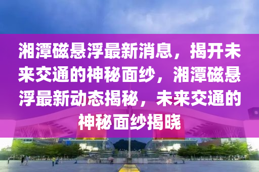 湘潭磁懸浮最新消息，揭開未來交通的神秘面紗，湘潭磁懸浮最新動態(tài)揭秘，未來交通的神秘面紗揭曉液壓動力機(jī)械,元件制造