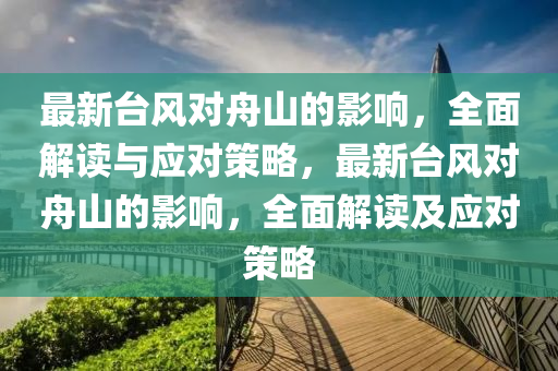 最新臺風對舟山的影響，全面解讀與應對策略，最新臺風對舟山的影響，全面解讀及應對策略液壓動力機械,元件制造