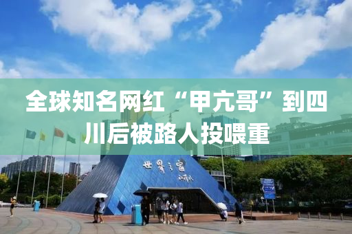 全球知名網(wǎng)紅“甲亢哥”到四川后被路人投喂重液壓動力機械,元件制造