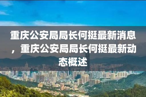 重慶公液壓動(dòng)力機(jī)械,元件制造安局局長(zhǎng)何挺最新消息，重慶公安局局長(zhǎng)何挺最新動(dòng)態(tài)概述