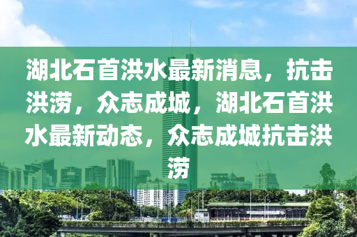 湖北石首洪水最新消液壓動(dòng)力機(jī)械,元件制造息，抗擊洪澇，眾志成城，湖北石首洪水最新動(dòng)態(tài)，眾志成城抗擊洪澇