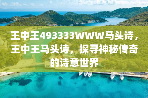 王中王493333WWW馬頭詩，王中王馬頭詩，探尋神秘傳奇的詩意世界液壓動(dòng)力機(jī)械,元件制造