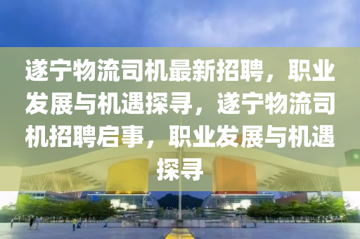 遂寧物流司機最新招聘，職業(yè)發(fā)展與機遇探尋，遂寧物流司機招聘啟事，職業(yè)發(fā)展與機遇探尋液壓動力機械,元件制造